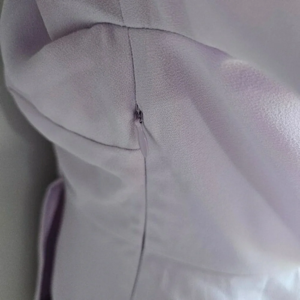 J. Crew NEW Lilac 365 Crepe Faux-Wrap Shawl Collar Blouse Top SZ 10 Career Chic